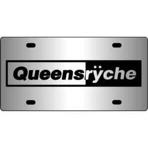 Queensryche-Logo-Mirror-License-Plate