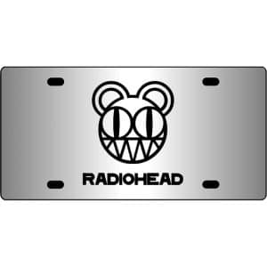 Radiohead-Band-Logo-Mirror-License-Plate