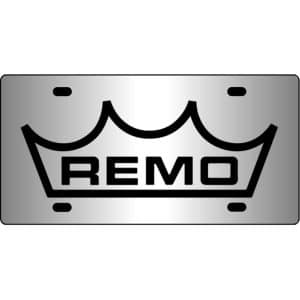 Remo-Drumhead-Mirror-License-Plate