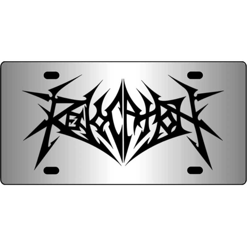 Revocation-Band-Logo-Mirror-License-Plate