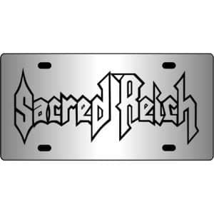 Sacred-Reich-Mirror-License-Plate