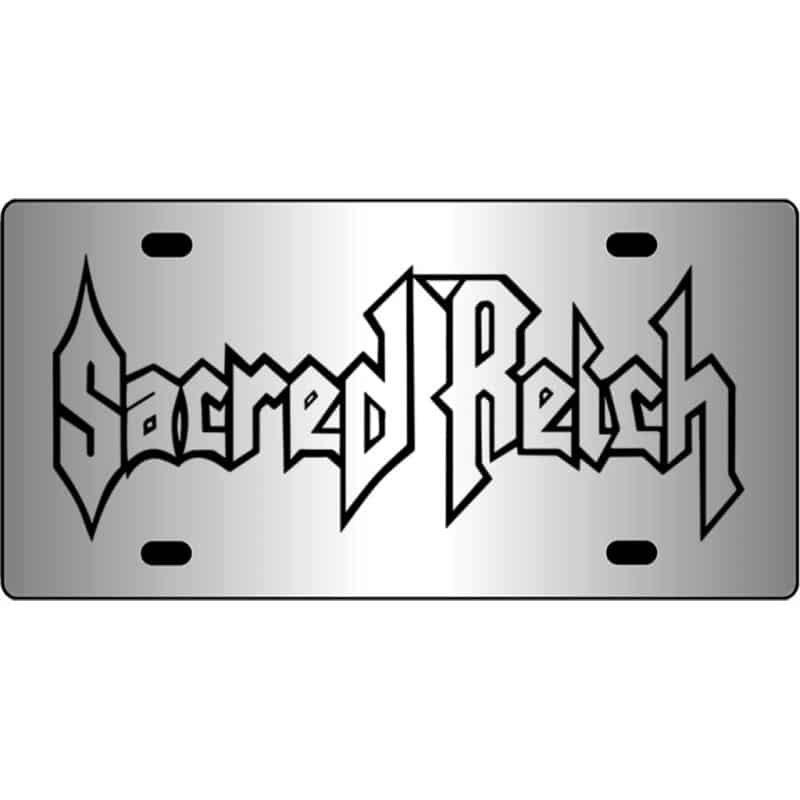 Sacred-Reich-Mirror-License-Plate