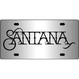 Santana-Logo-Mirror-License-Plate