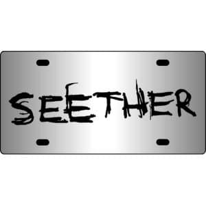 Seether-Band-Logo-Mirror-License-Plate