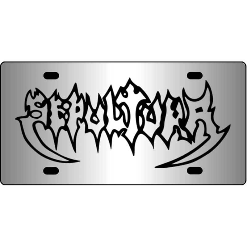 Sepultura-Band-Mirror-License-Plate