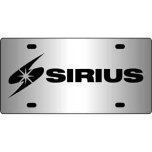 Sirius-Logo-Mirror-License-Plate