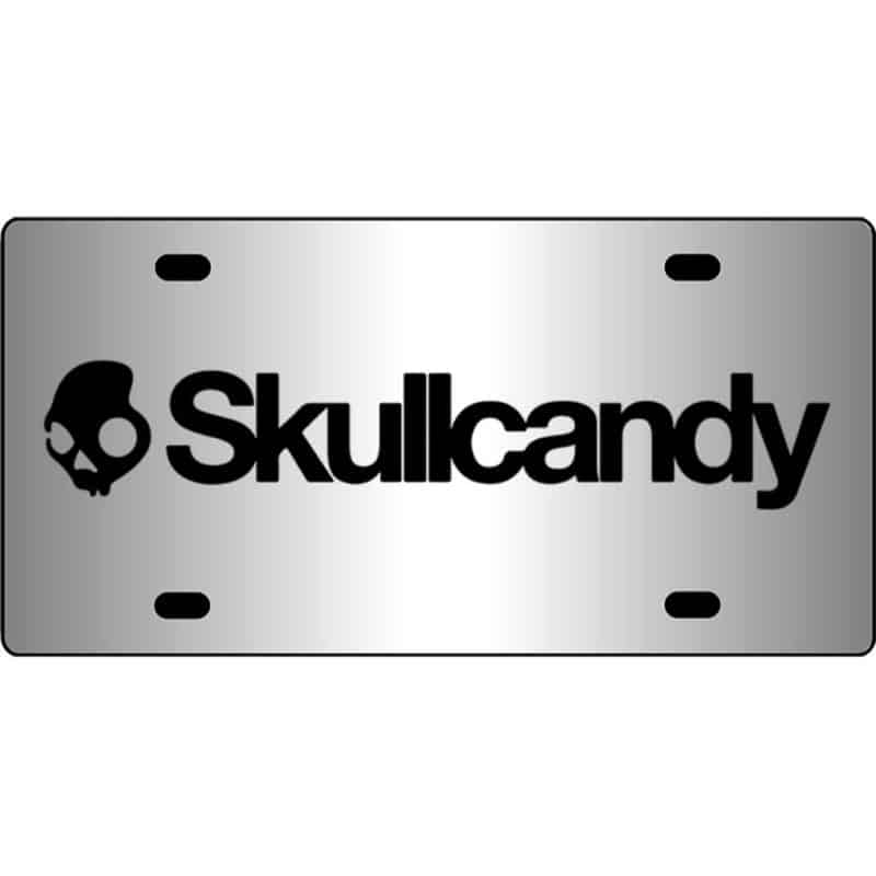 Skullcandy-Logo-Mirror-License-Plate