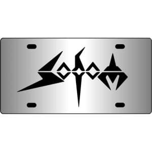 Sodom-Band-Logo-Mirror-License-Plate