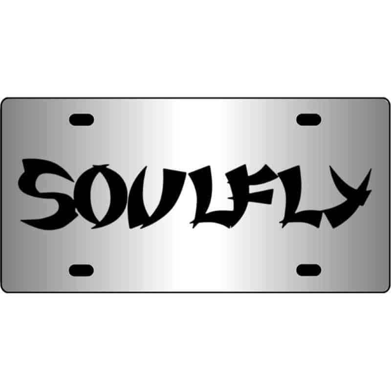 Soulfly-Band-Logo-Mirror-License-Plate