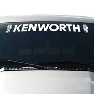 Kenworth-Windshield-Visor-Decal-White