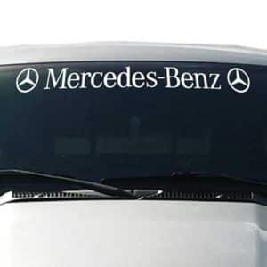 Mercedes-Windshield-Visor-Decal-White