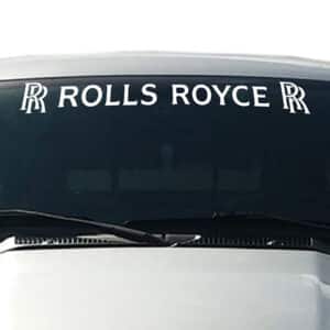 Rolls-Royce-Windshield-Visor-Decal-White