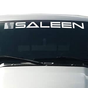 Saleen-Windshield-Visor-Decal-White