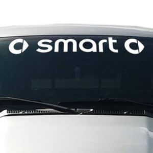 Smart-Car-Windshield-Visor-Decal-White