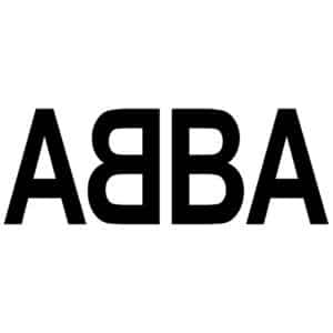 ABBA Band Logo Decal Sticker