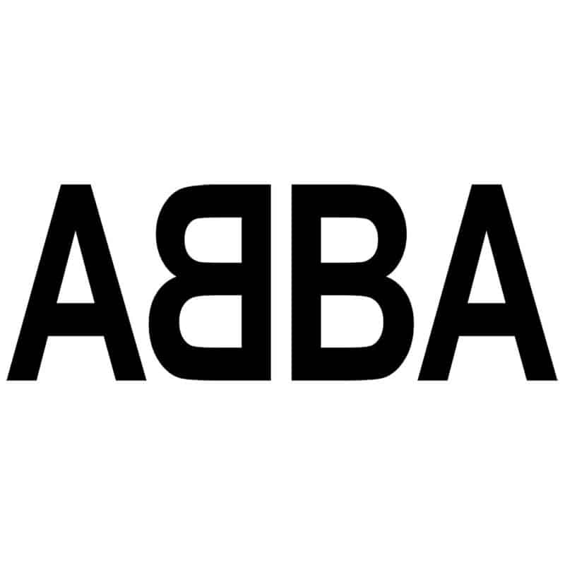 ABBA Band Logo Decal Sticker