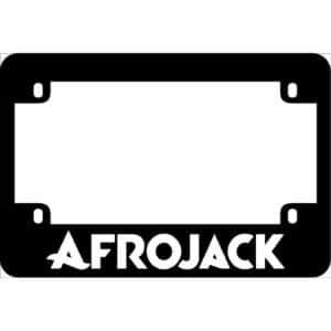 Afrojack EDM Motorcycle License Frame