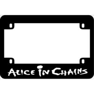 Alice In Chains Motorcycle License Frame