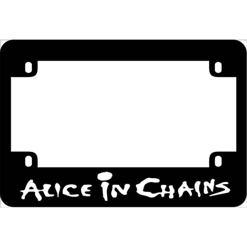 Alice In Chains Motorcycle License Frame