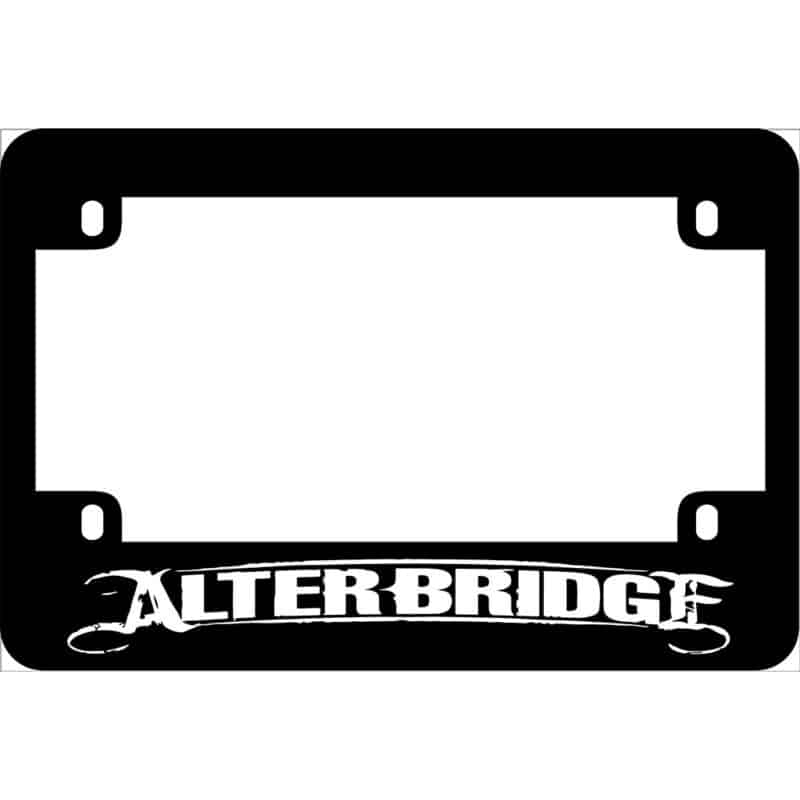 Alter Bridge Band Logo Motorcycle License Frame