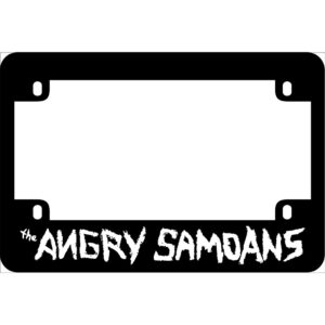 Angry Samoans Band Logo Motorcycle License Frame