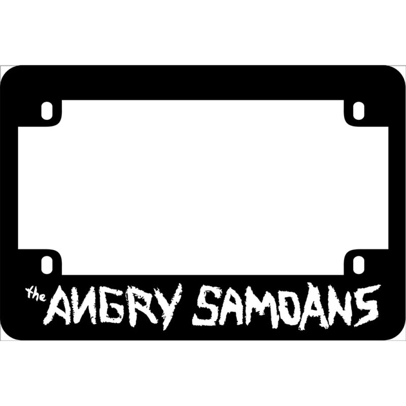 Angry Samoans Band Logo Motorcycle License Frame