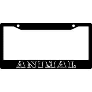 Animal License Plate Frame