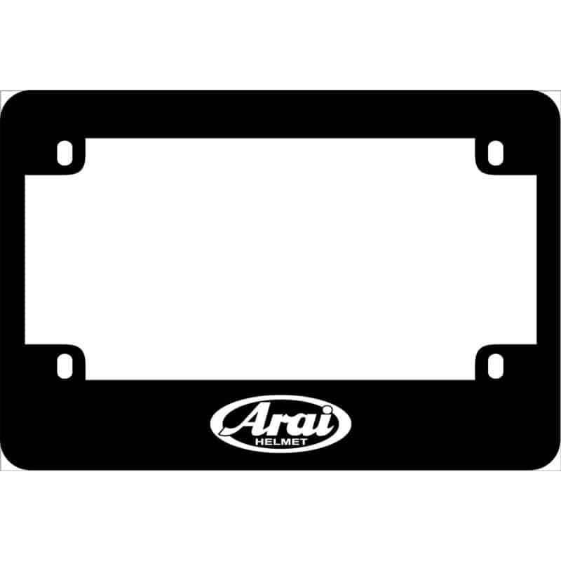 Arai Helmet Logo Motorcycle License Frame