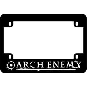 Arch Enemy Band Logo Motorcycle License Frame