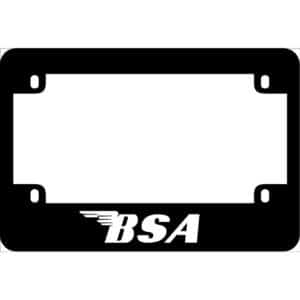 BSA Motorcycles Motorcycle License Frame
