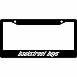 Backstreet Boys License Plate Frame