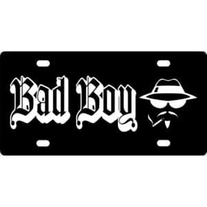 Bad Boy License Plate