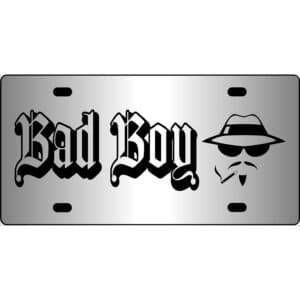 Bad Boy Mirror License Plate