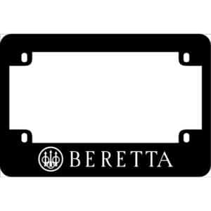 Beretta Gun Logo Motorcycle License Frame