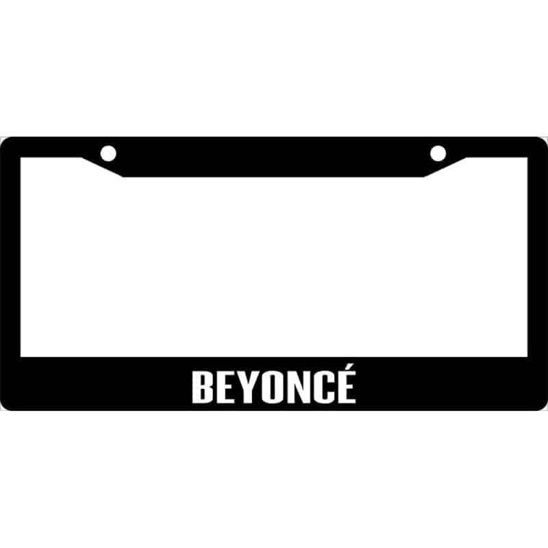 Beyonce License Plate Frame