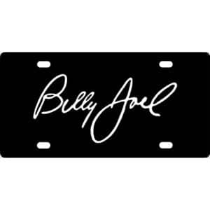 Billy Joel Signature License Plate