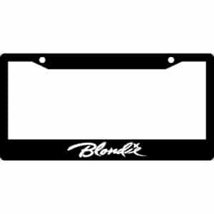 Blondie Logo License Plate Frame
