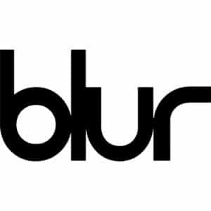 Blur Band Logo Decal Sticker