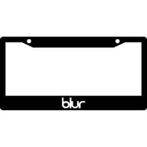 Blur Band Logo License Plate Frame