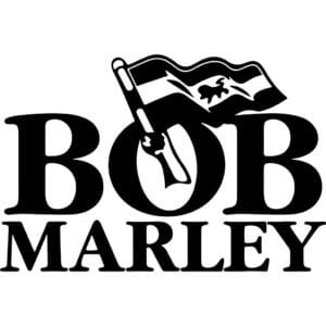 Bob Marley Logo Decal Sticker