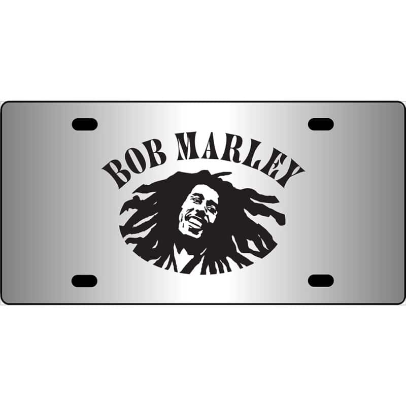 Bob Marley Mirror License Plate