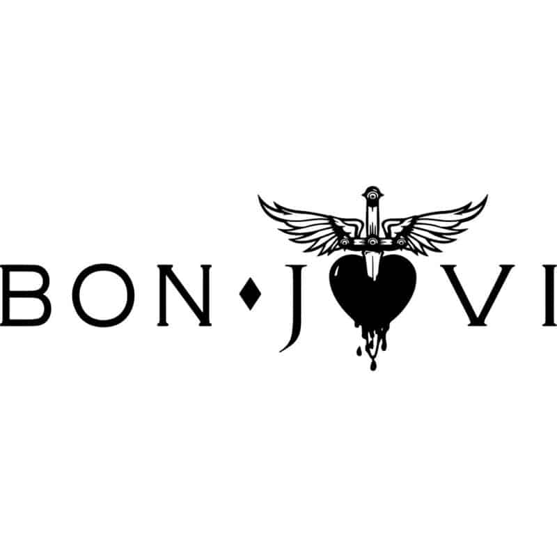 Bon Jovi Logo Decal Sticker