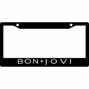 Bon Jovi Logo License Plate Frame