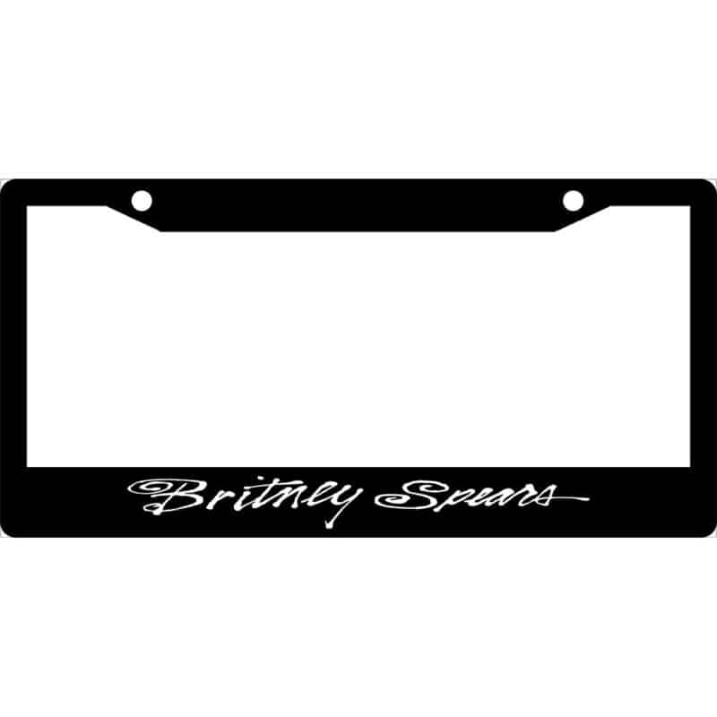 Britney Spears License Plate Frame