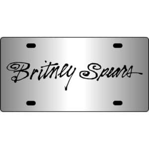 Britney Spears Mirror License Plate