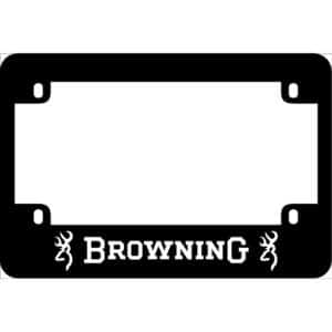 Browning Motorcycle License Frame