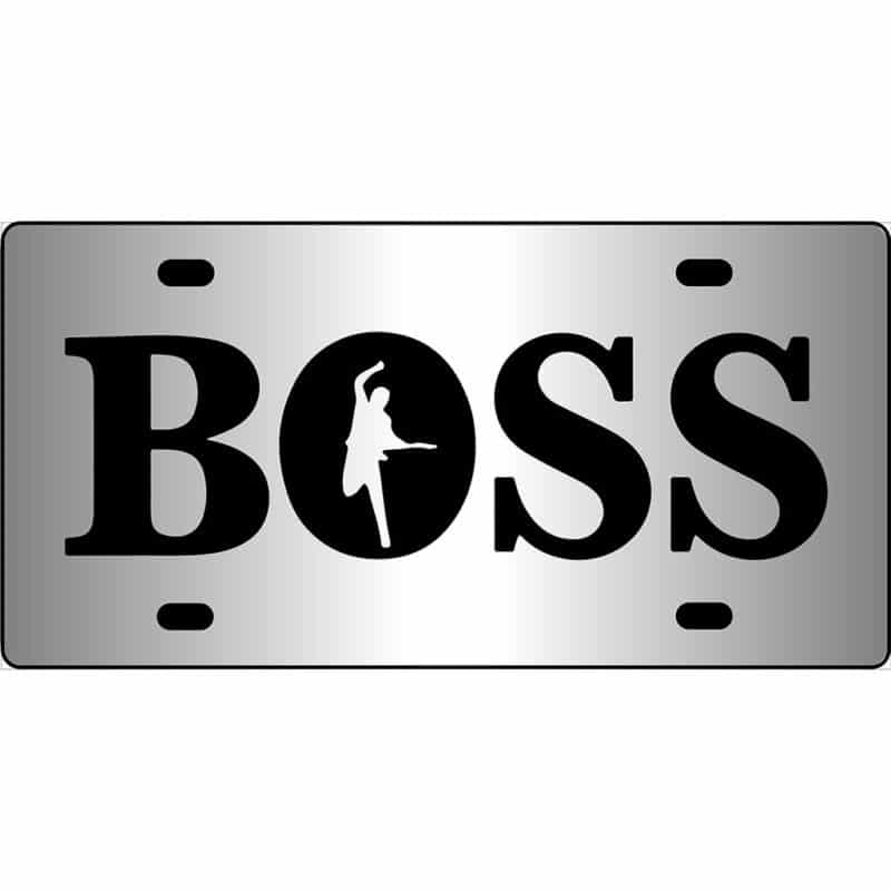 Bruce Springsteen Boss Mirror License Plate