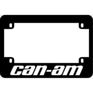 Can Am Motorcycle License Frame