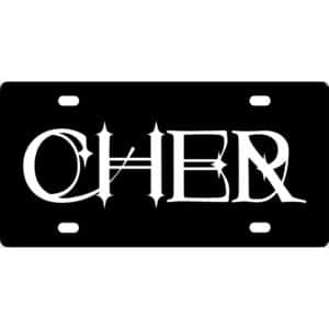 Cher License Plate