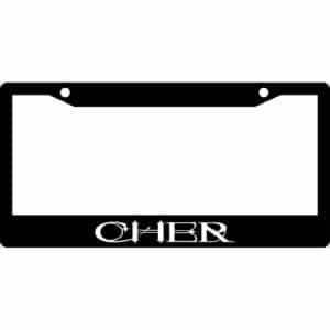 Cher License Plate Frame